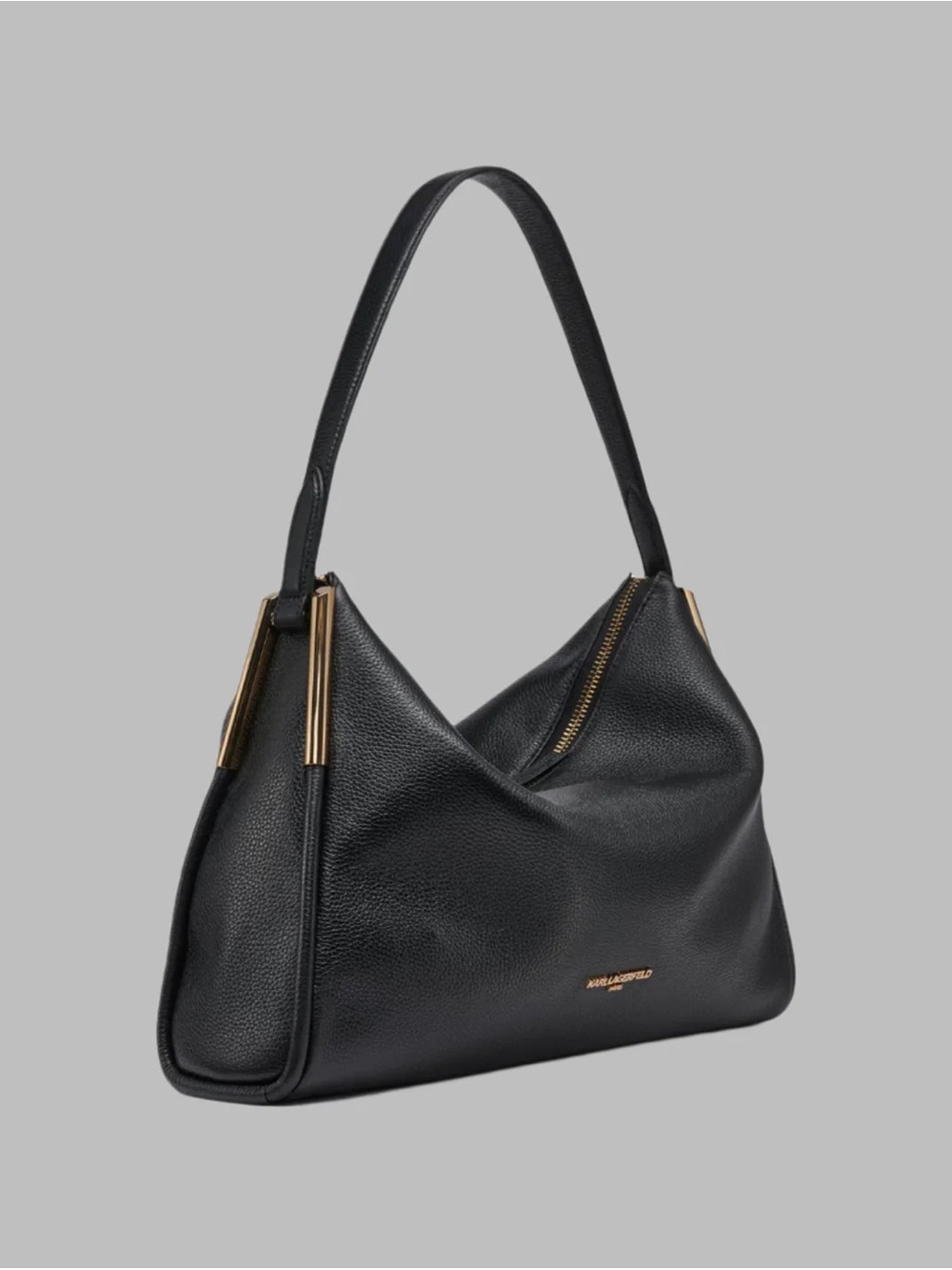 Karl Lagerfeld Valerie Black leather Shoulder Bag
